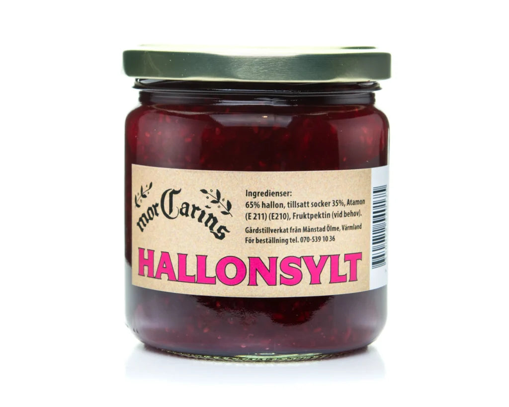 Hallonsylt